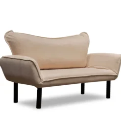Tunis (150 x 70 x 75 cm) Creme 2-sits bäddsoffa