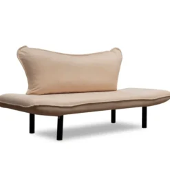 Tunis (150 x 70 x 75 cm) Creme 2-sits bäddsoffa