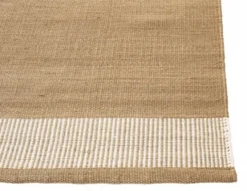 Una Spårbar Ullmatta Beige/Off White