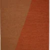 Una Spårbar Ullmatta Rust/Beige