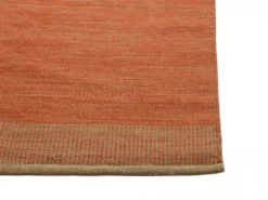 Una Spårbar Ullmatta Rust/Beige