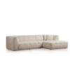 Vaduz Corner (300-150 x 100 x 72 cm) Beige Hörnsoffa Höger