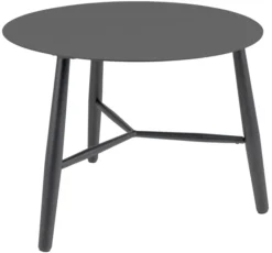 Vannes Sidobord 60 cm Rund Grå