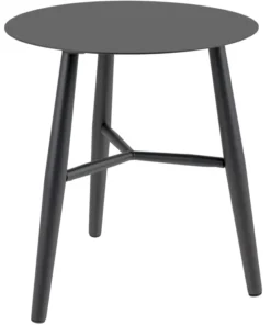 Vannes Sidobord 45 cm Rund Grå