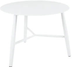 Vannes Sidobord 60 cm Rund Vit