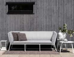 Vannes Sidobord 60 cm Rund Vit