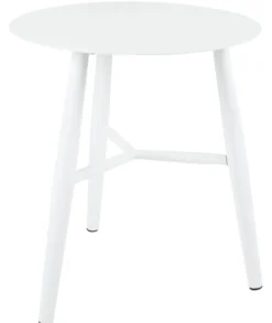 Vannes Sidobord 45 cm Rund Vit