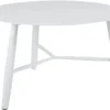 Vannes Soffbord 75 cm Rund Vit