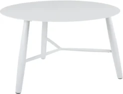 Vannes Soffbord 75 cm Rund Vit