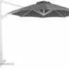 Varallo Parasoll Ø300 cm Rund Vit/Grå