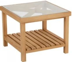 Varm Sidobord 55x55 cm Teak