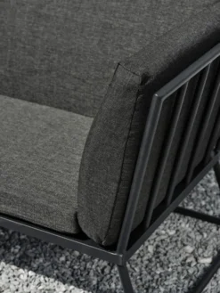 Vence 2-Sits Soffa Höger Svart/Svart