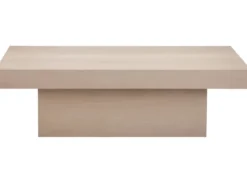 Vento Soffbord 130x70 cm Vitpigmenterad Ek