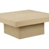 Vento Soffbord 100x100 cm Vitpigmenterad Ek