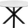Verdun Matbord Rund 119 cm Rund Vit Keramik