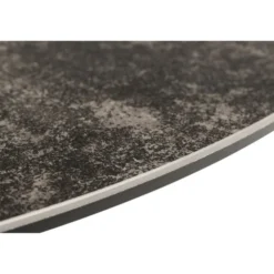 Verdun Matbord Rund 119 cm Svart Keramik