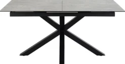 Verdun Matbord 90x160-210 cm Grå Keramik
