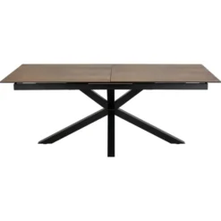 Verdun Matbord 100x200-240 cm Rostbrun Lemco