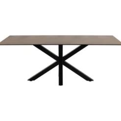 Verdun Matbord 200x100 cm Rostbrun Lemco