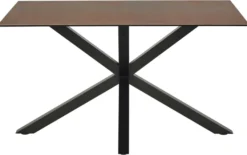 Verdun Matbord 135x80 cm Rostbrun Lemco