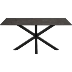 Verdun Matbord 160x90 cm Svart Fairbanks