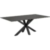 Verdun Matbord 200x100 cm Svart Fairbanks
