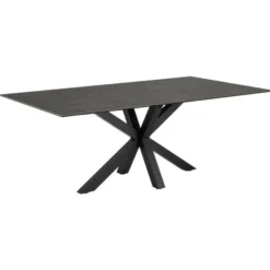 Verdun Matbord 200x100 cm Svart Fairbanks