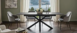 Verdun Matbord 200x100 cm Svart Fairbanks