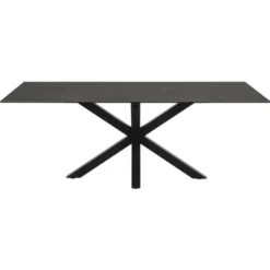 Verdun Matbord 200x100 cm Svart Fairbanks