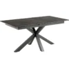 Verdun Matbord 90x168-210 cm Svart Fairbanks