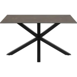 Verdun Matbord 135x80 cm Svart Fairbanks