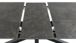 Verdun Matbord 100x200/240 cm Svart Keramik