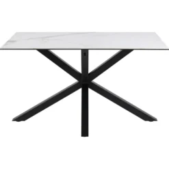 Verdun Matbord 135x80 cm Vitt Akranes