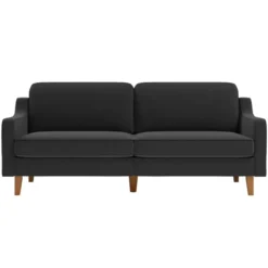 Vernier 3-sits soffa Nattgrå valnöt