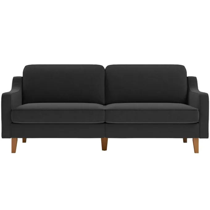 Vernier 3-sits soffa Nattgrå valnöt