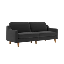 Vernier 3-sits soffa Nattgrå valnöt