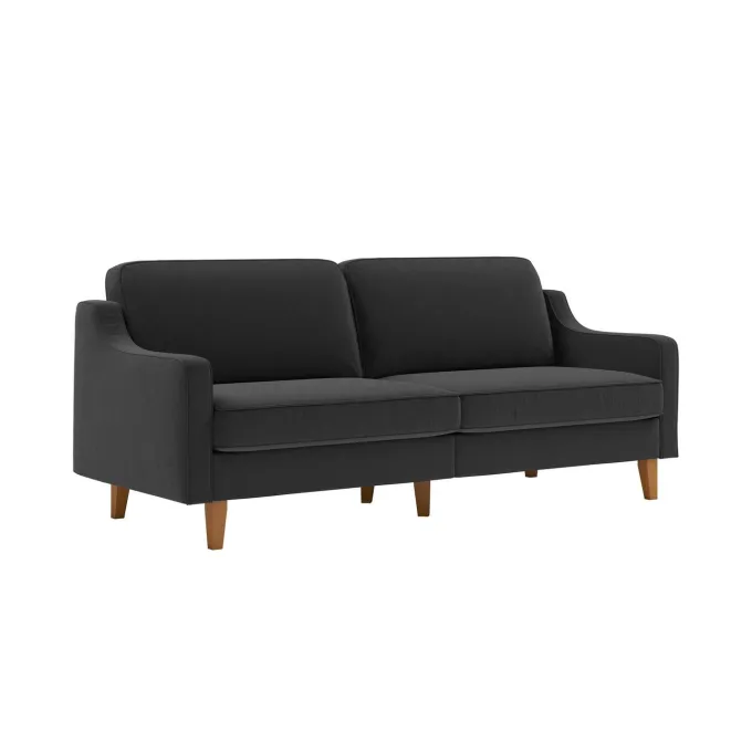 Vernier 3-sits soffa Nattgrå valnöt