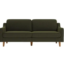 Vernier 3-sits soffa Olivgrön valnöt