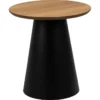 Vernon Soffbord Rund 45 cm Svart