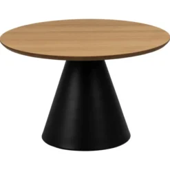 Vernon Soffbord Rund 65 cm Svart