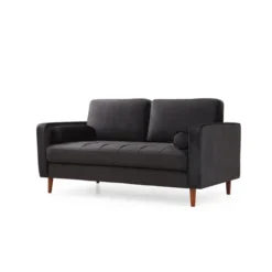 Verona (175 x 90 x 70 cm) 2-sitssoffa Svart ek