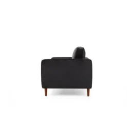 Verona (175 x 90 x 70 cm) 2-sitssoffa Svart ek