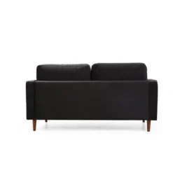 Verona (175 x 90 x 70 cm) 2-sitssoffa Svart ek