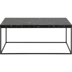 Vesterbro Soffbord 110x55 cm Svart Marquina