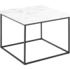 Vesterbro Soffbord 60x60 cm Vit Carrara