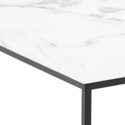 Vesterbro Soffbord 60x60 cm Vit Carrara