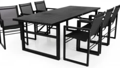 Vevi Matbord 230x95 cm Svart