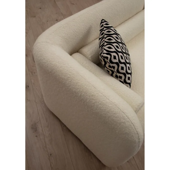 Victoria Bouclette (190 x 74 x 90 cm) Creme 2-sitssoffa