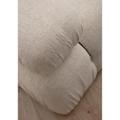 Vienna Beige L1-O1-1R-PUF (288 x 95 x 75 cm) Hörnsoffa Creme