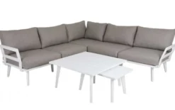 Villac 2-Sits Modul Vit/Beige